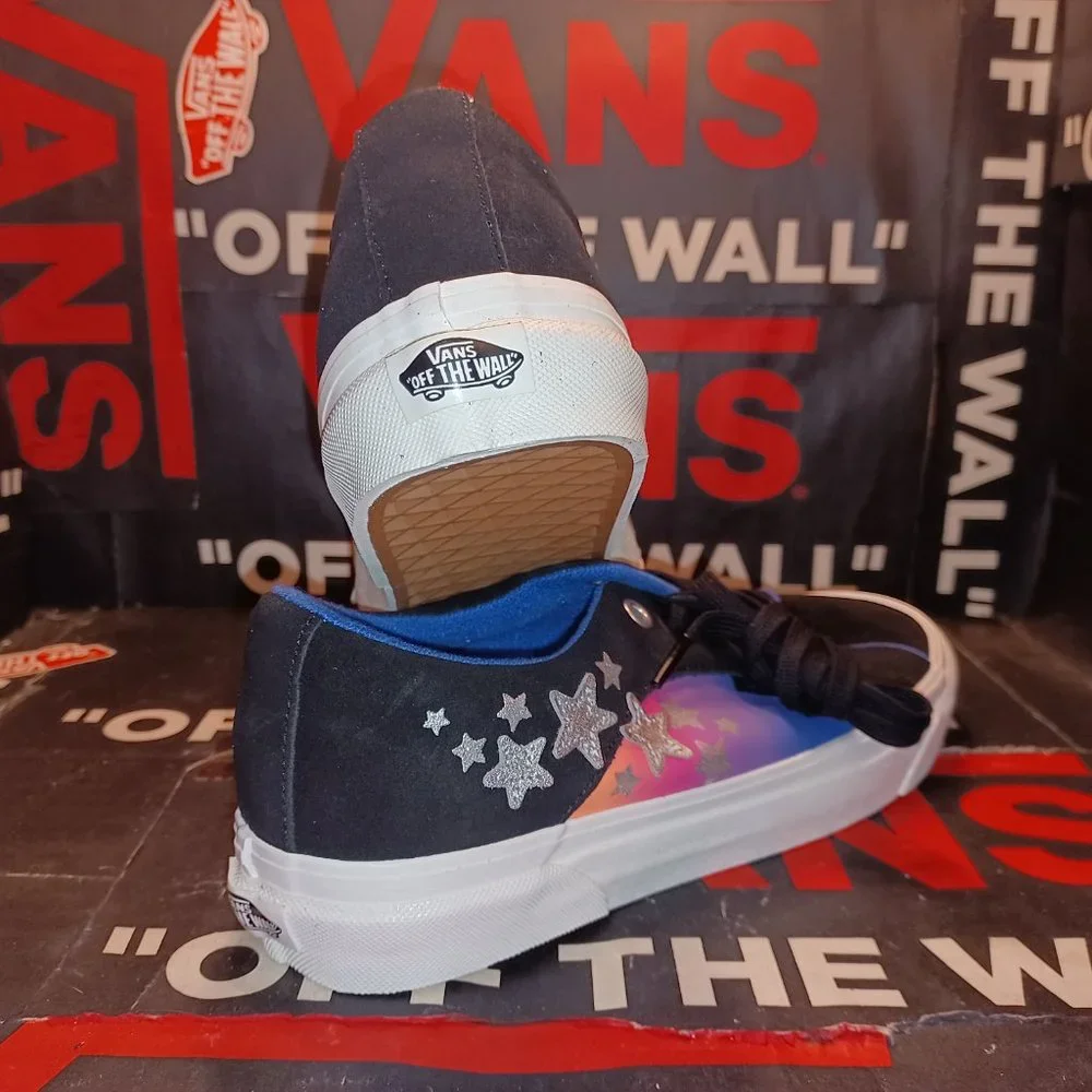 VANS Men's 8.5/Women's 10 Lampin 86 DX x Anaheim Factory Black moon stars Galaxy